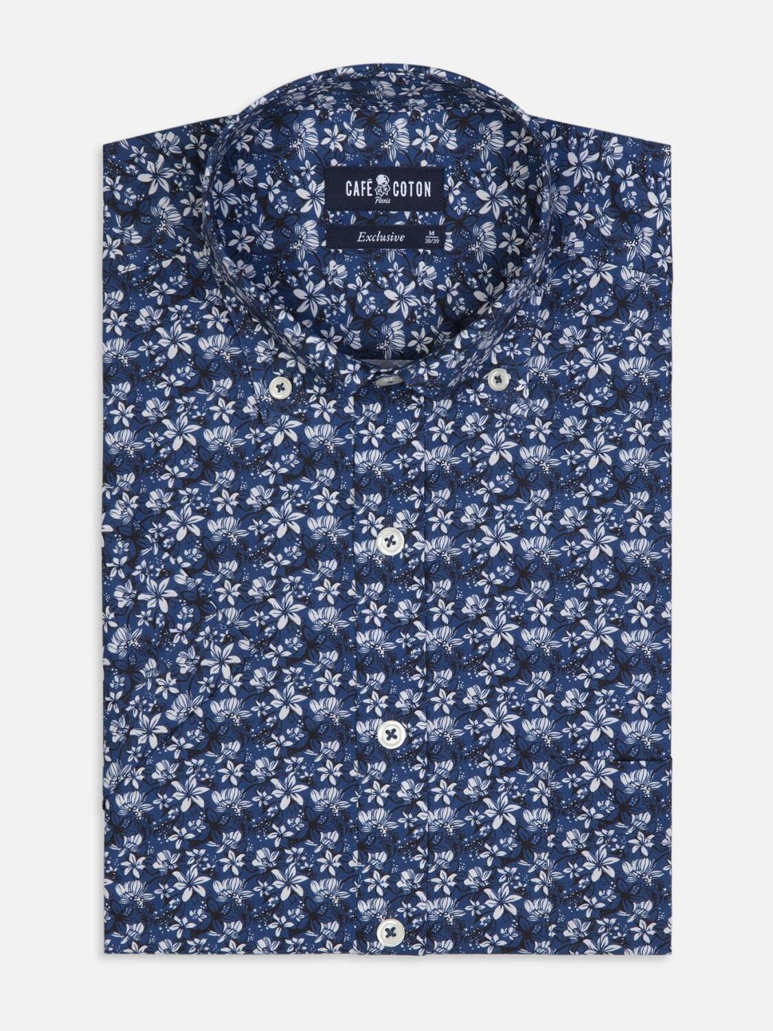 Mael floral print short sleeves shirt  - Buttoned collar