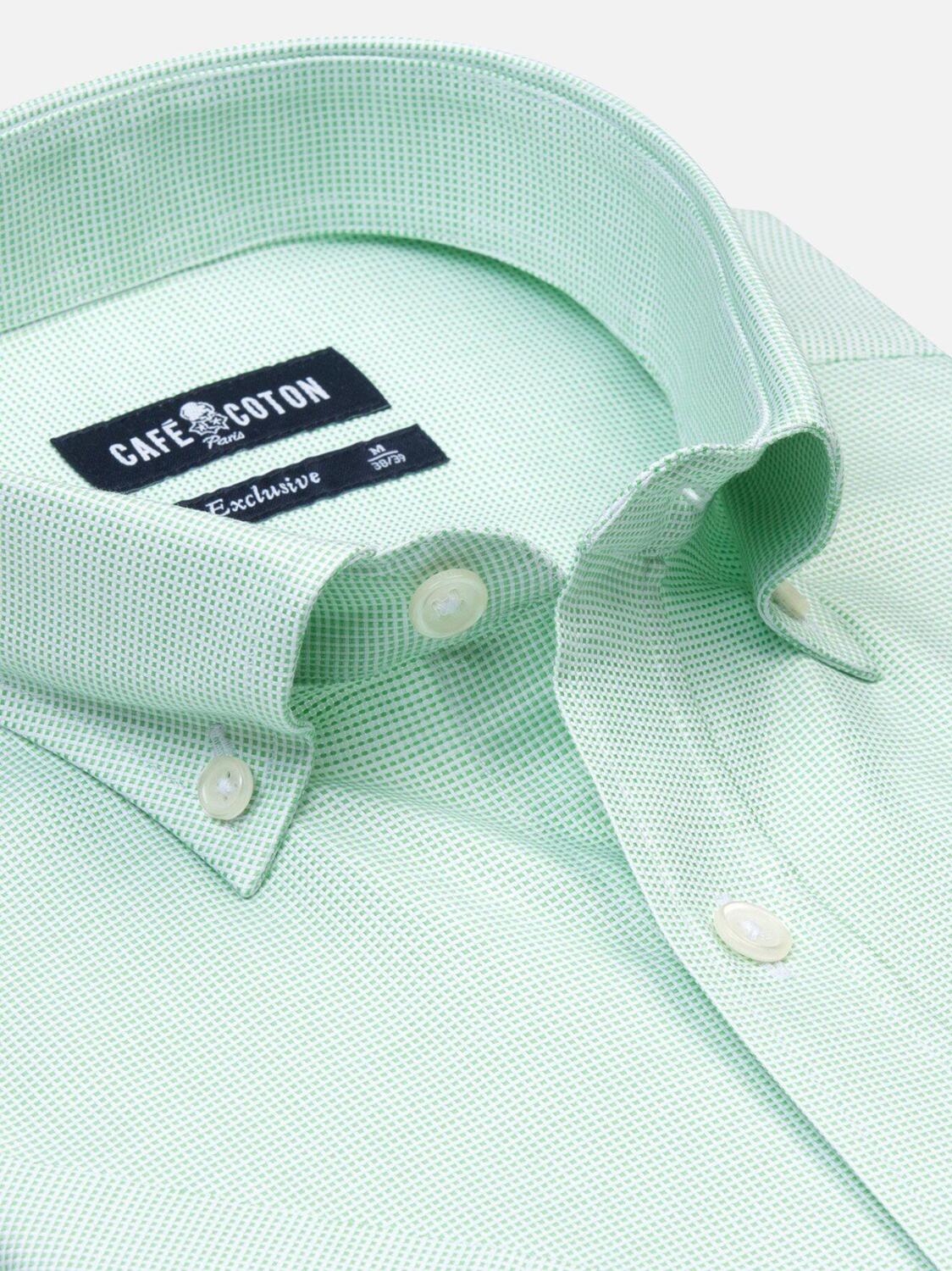 Green natt&eacute; Shirt - Short Sleeves