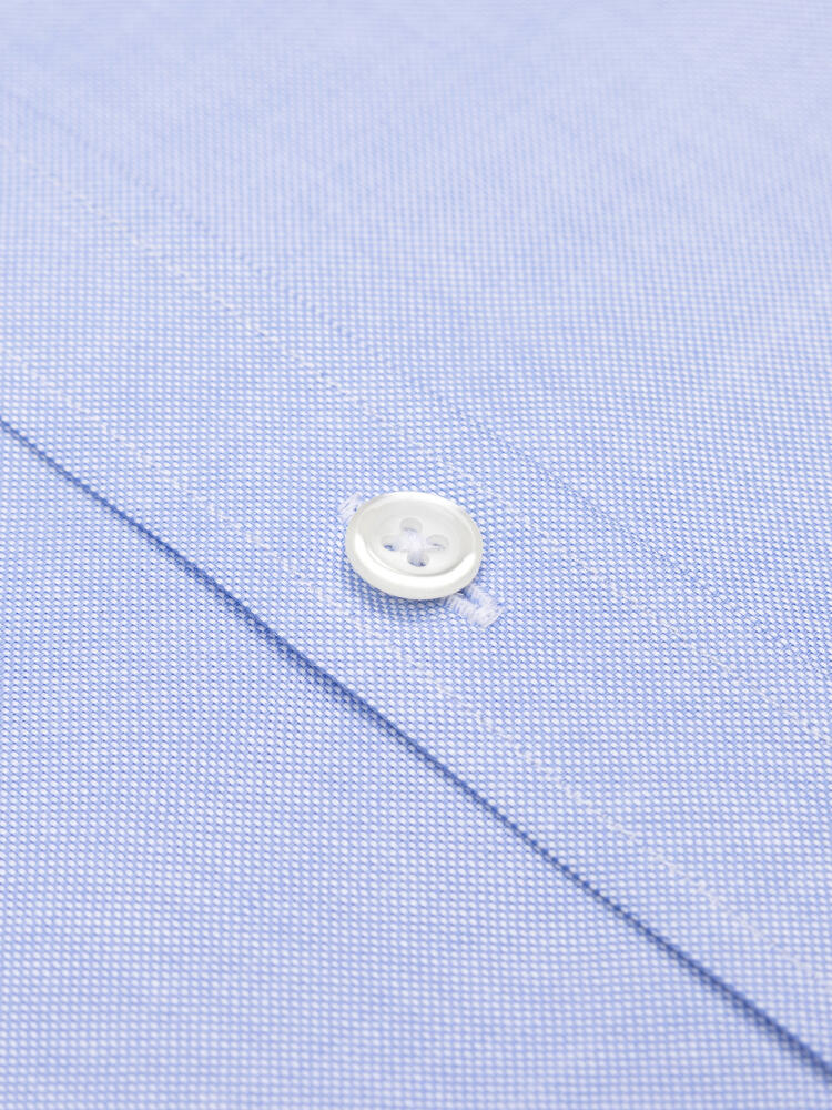 OxfordKurzarmhemd  himmelblau - Buttondown Kragen