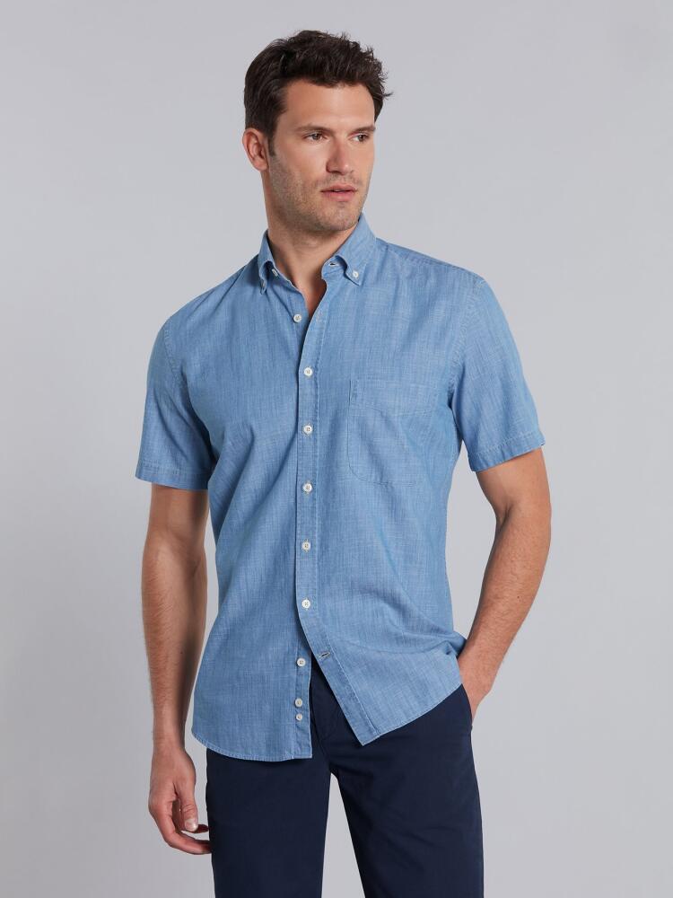 Denim ring-ring shirt - Short sleeves