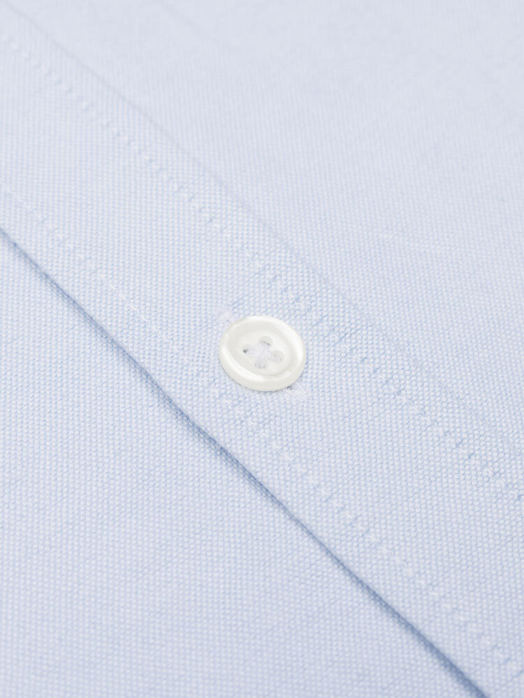 Sky washed organic oxford shirt