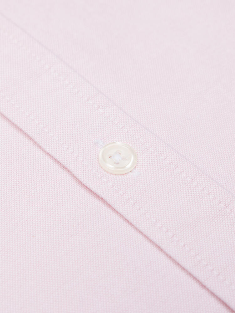 Pink washed organic oxford shirt