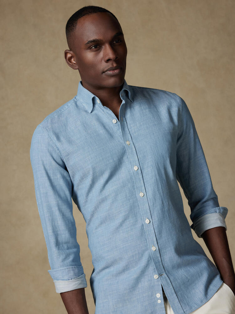 Chemise Chad en denim ciel