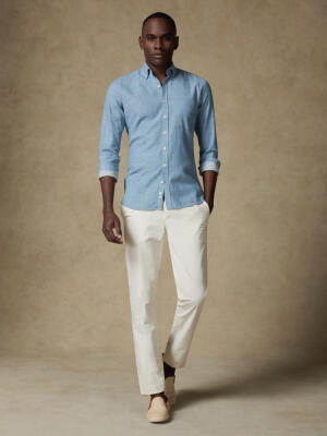 Chemise Chad en denim ciel