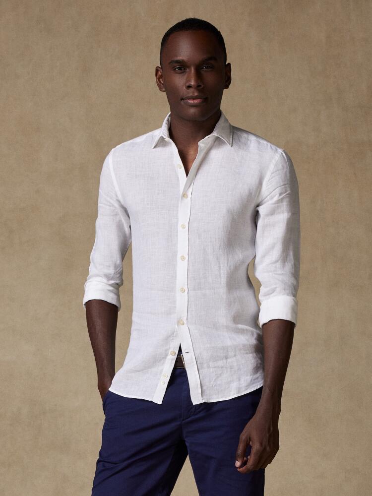 Chemise Cody en lin blanc