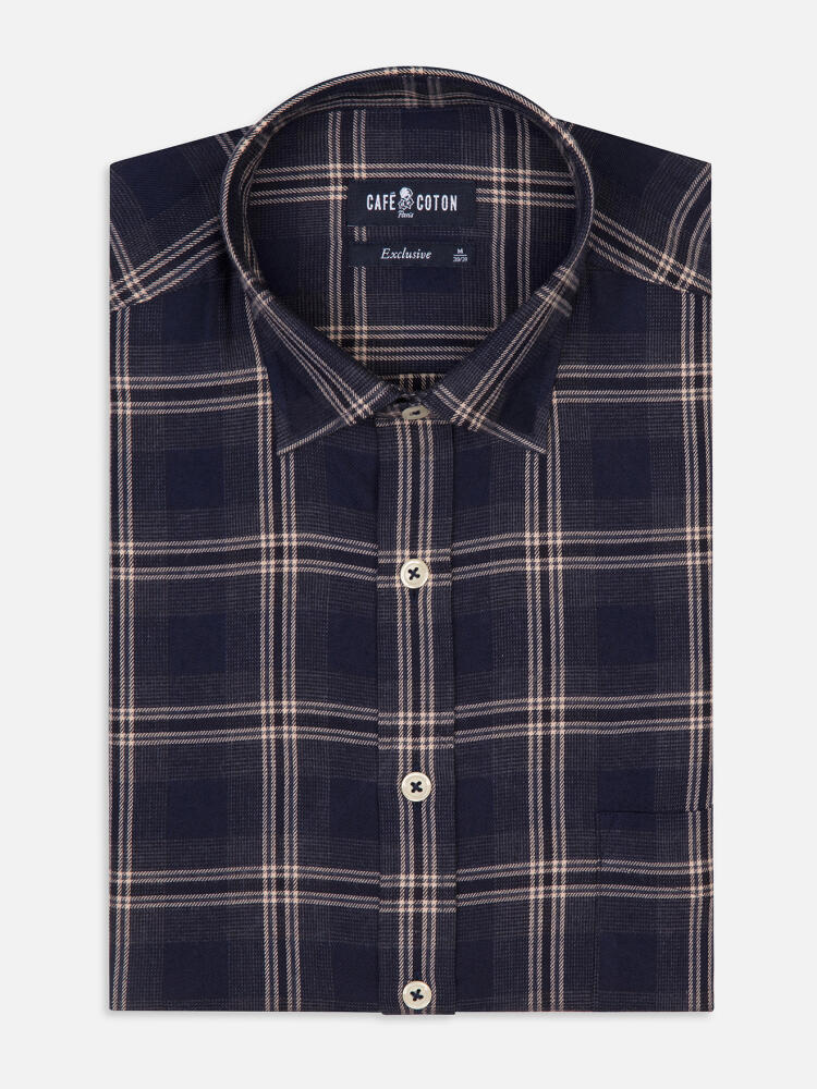 Camisa Devin con estampado tartán