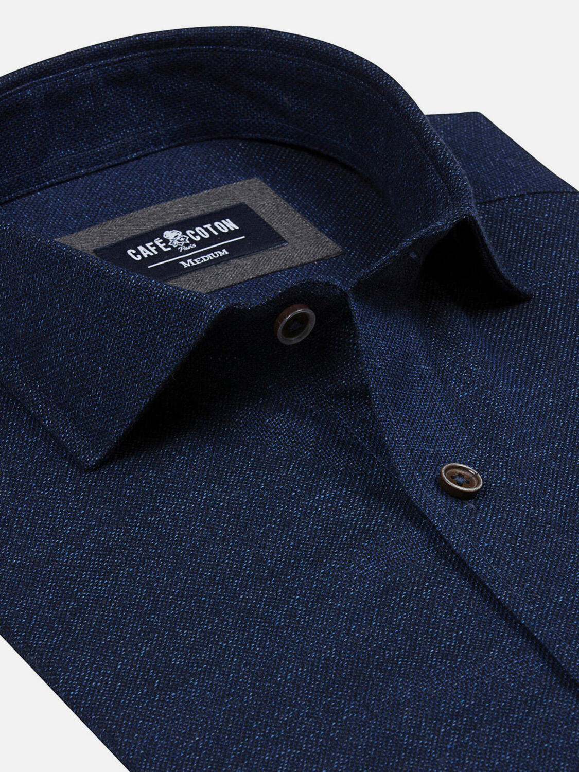 Douglas camicia di flanella blu