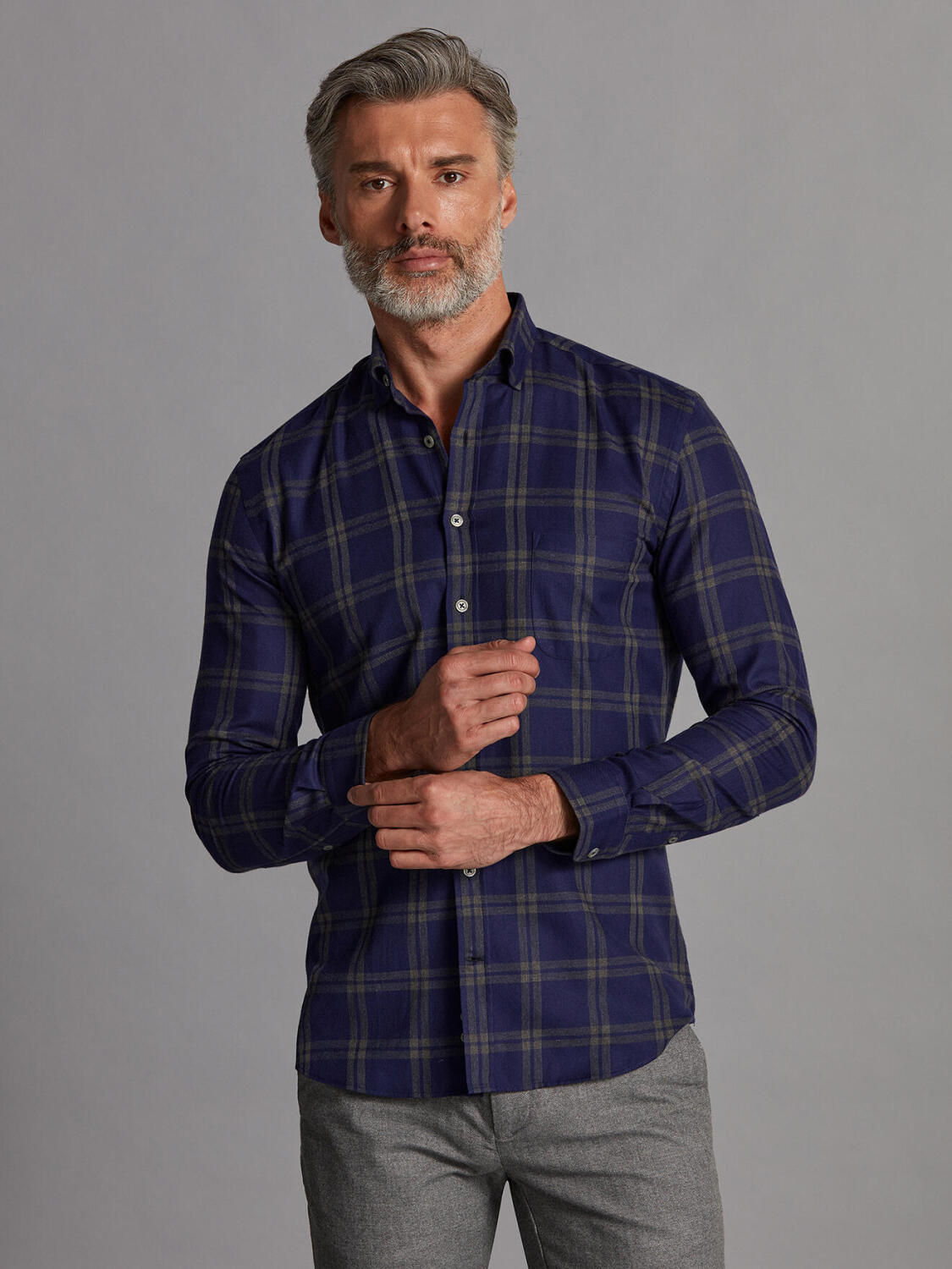 Camicia Dwight con motivo tartan