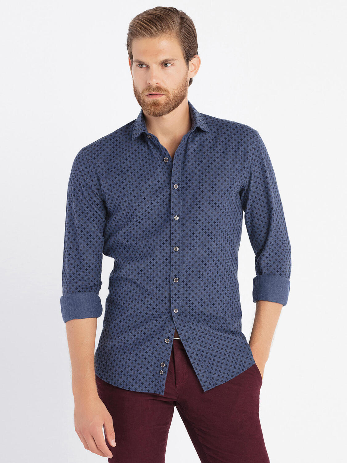 Chemise Gil &agrave; imprim&eacute; floral