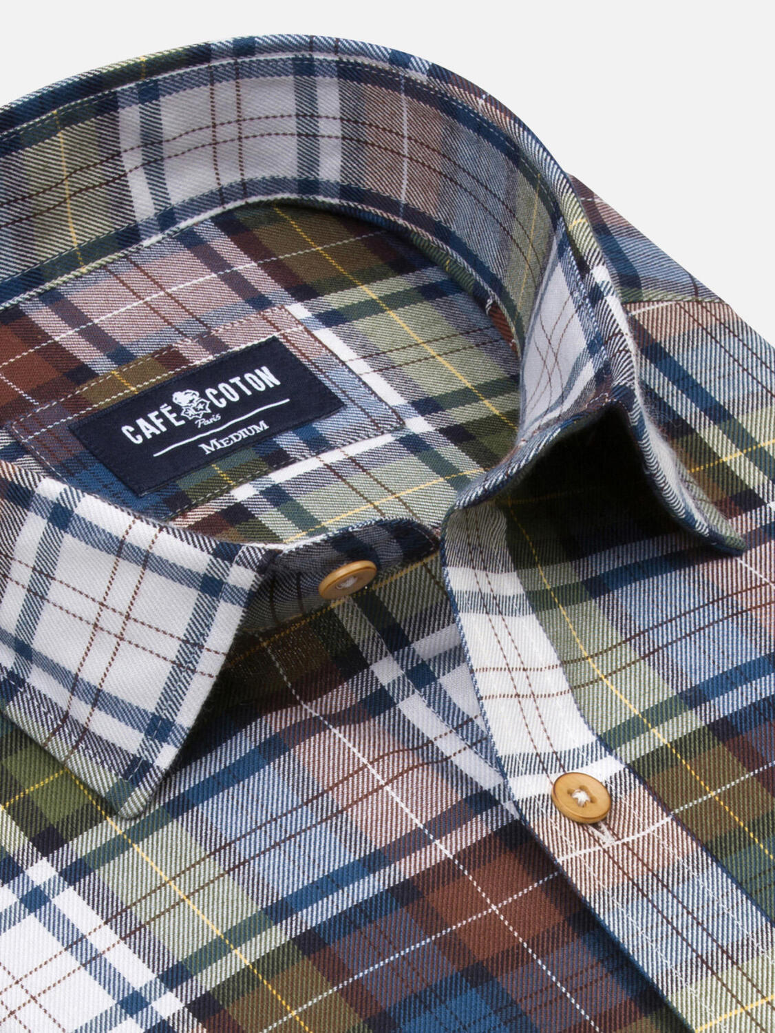 Chemise Gil &agrave; motif tartan