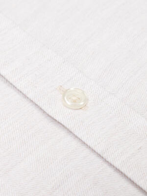 Chemise casual en flanelle sable