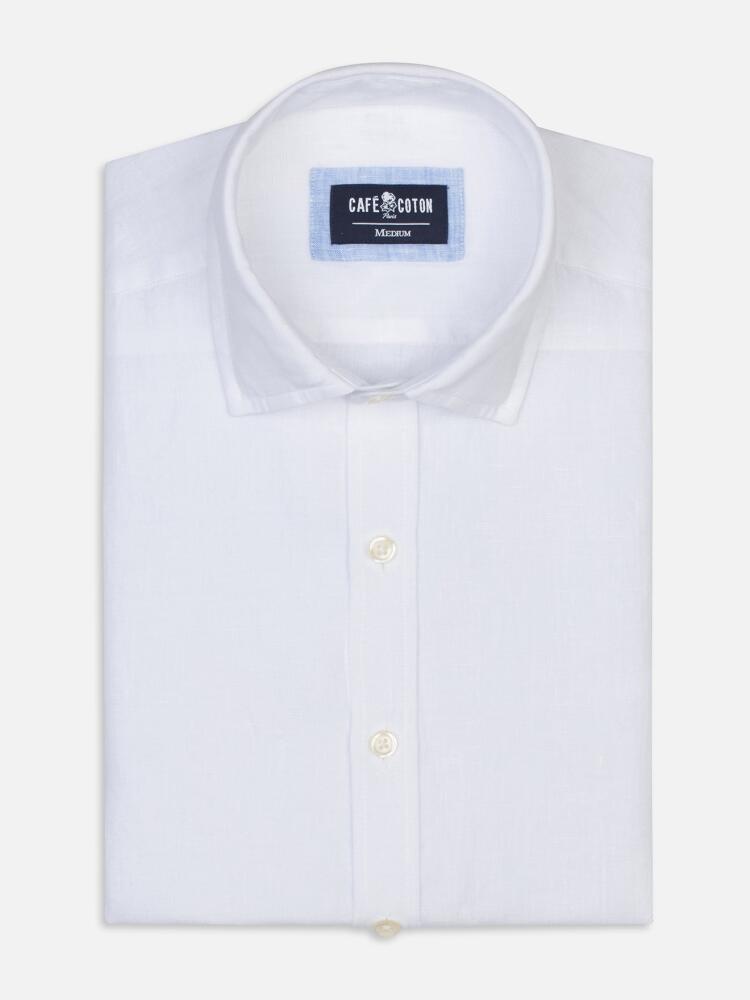 Chemise blanche en lin