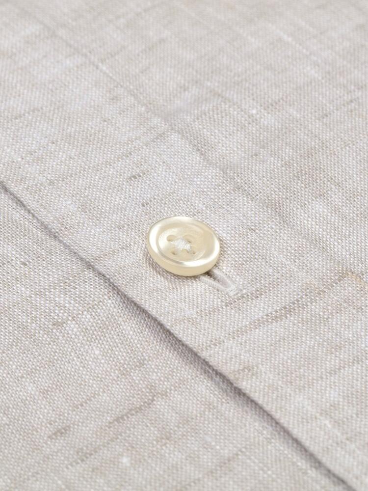 Beige linen shirt