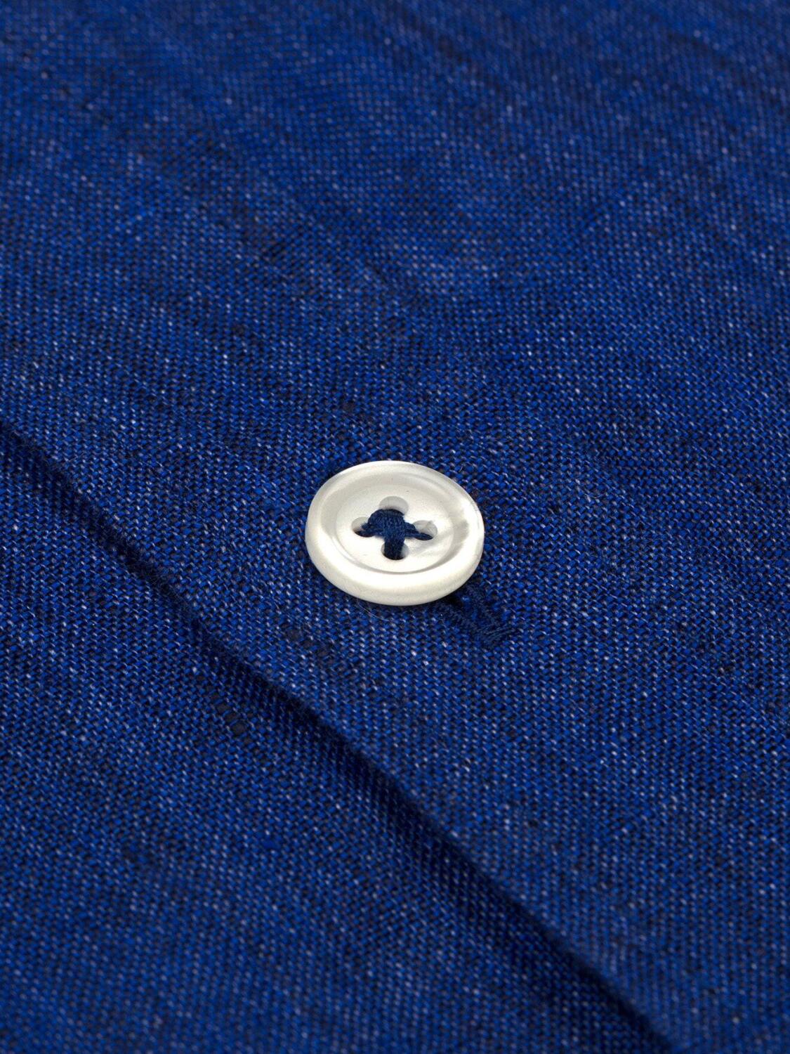 Cobalt linen shirt