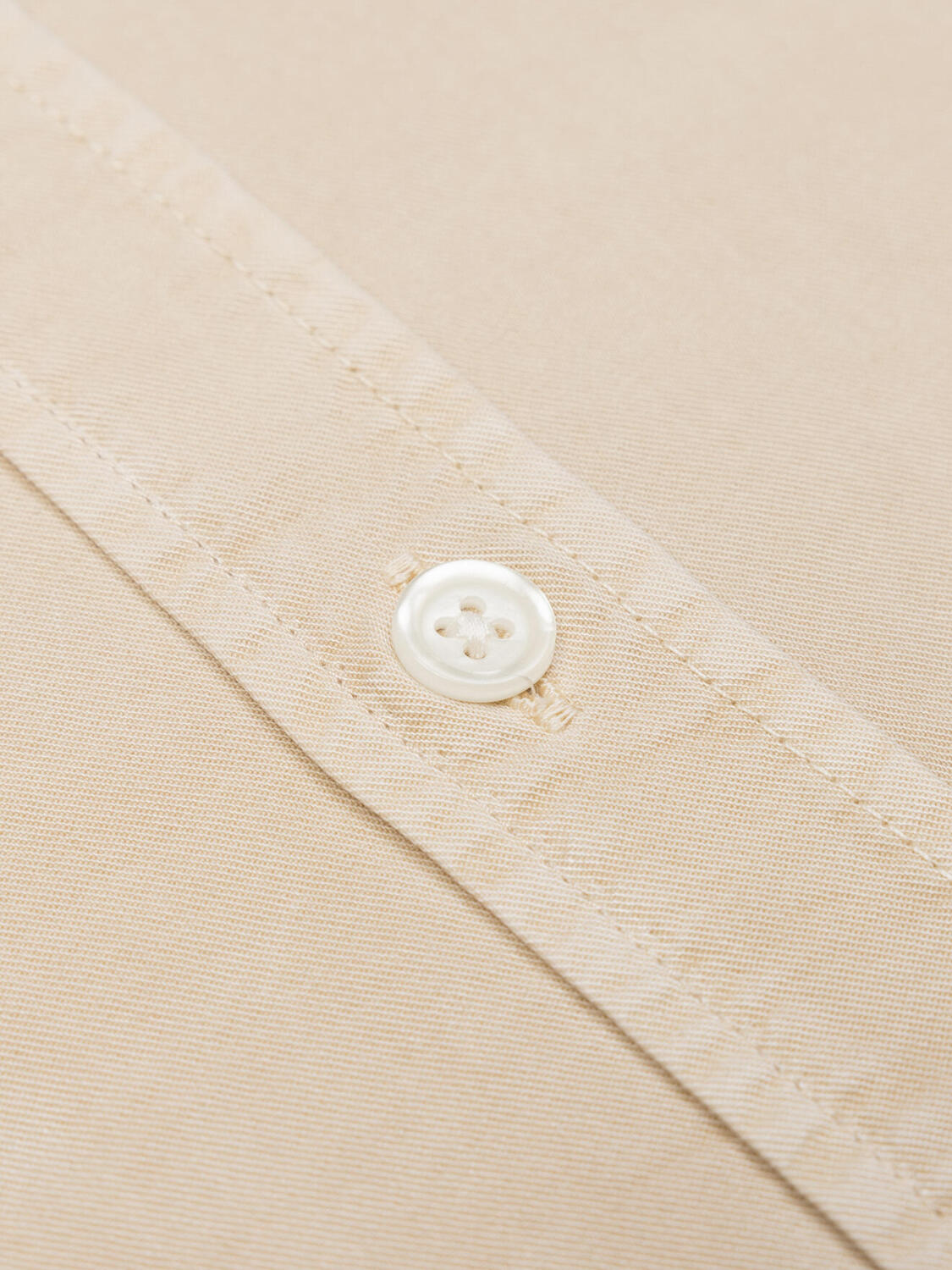 Chemise Lio en gabardine lavée sable