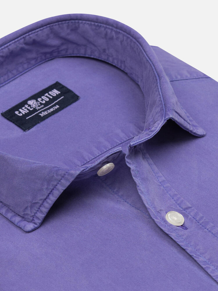 Lio shirt in parma washed gabardine