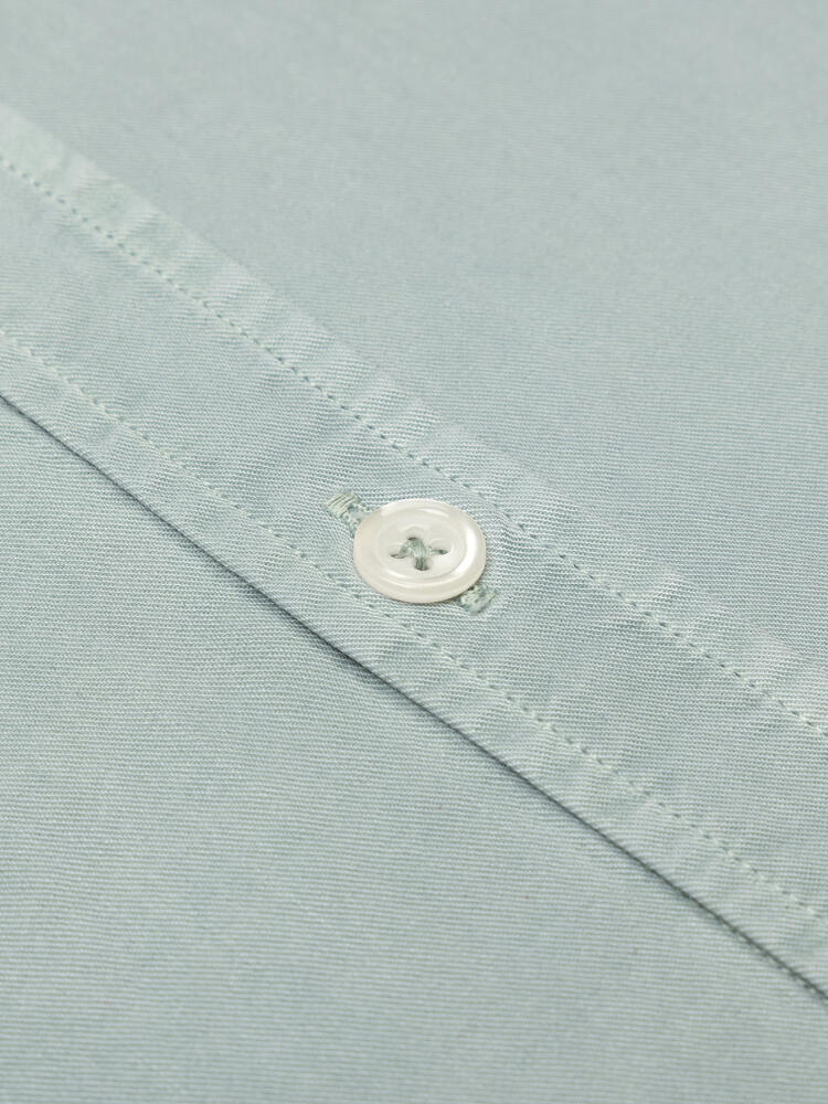 Camicia Lio in gabardina lavata mandorla