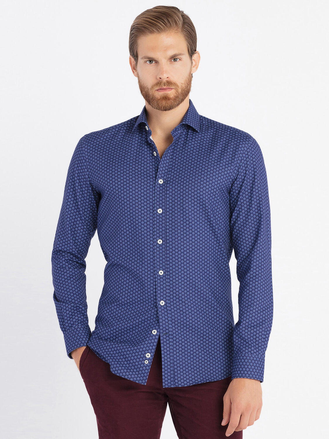 Hemd Maxwell mit Blumenmuster