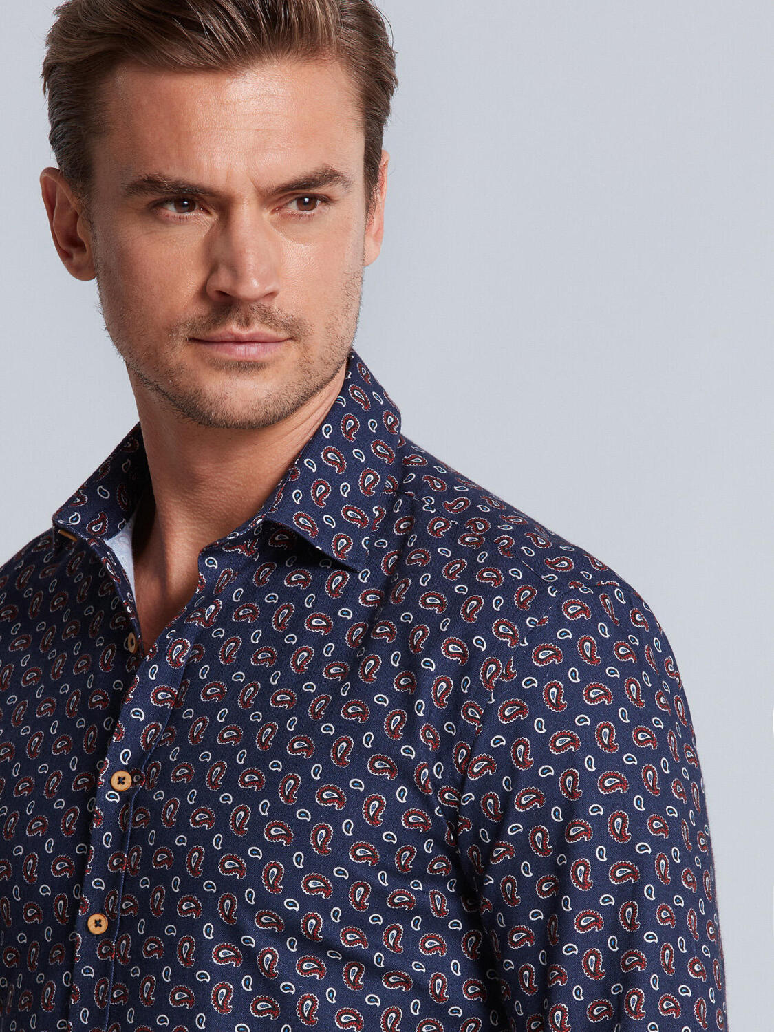 Ron printed flannel shirt