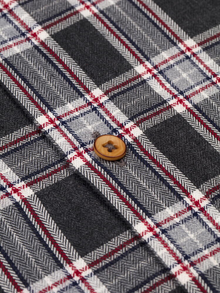 Camisa Sean con estampado tartán