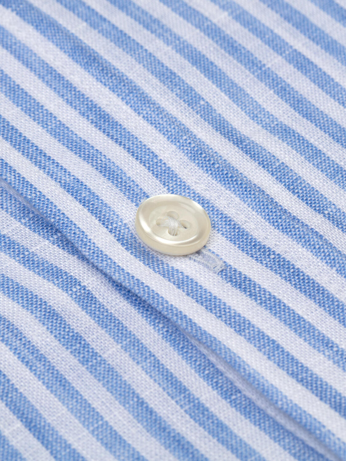 Chemise cintrée Andy à rayures ciel