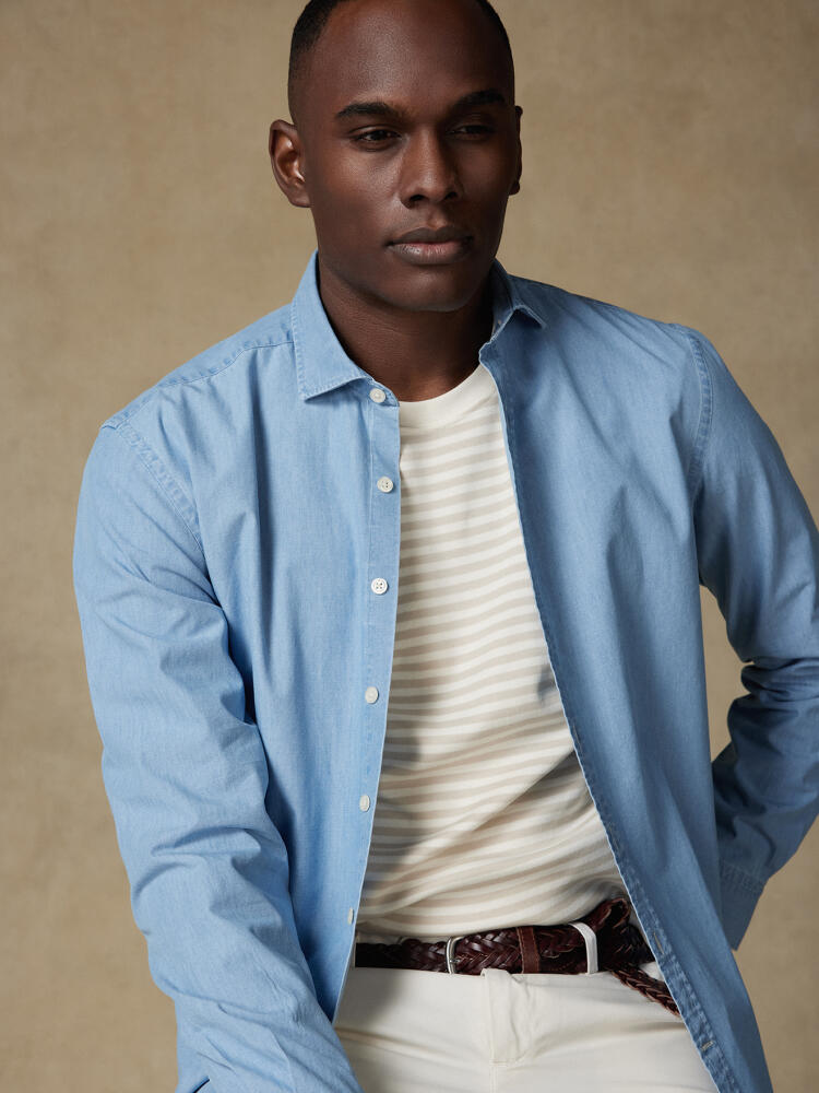 Camicia slim Dane in denim
