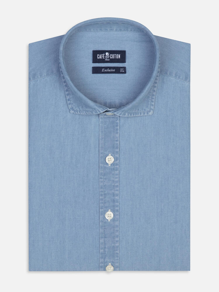 Camicia slim Dane in denim