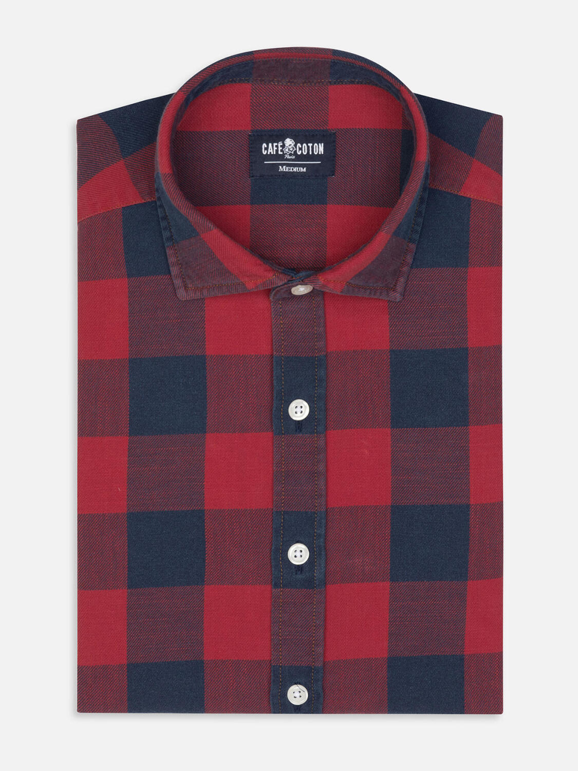 Camicia slim fit in denim Jay