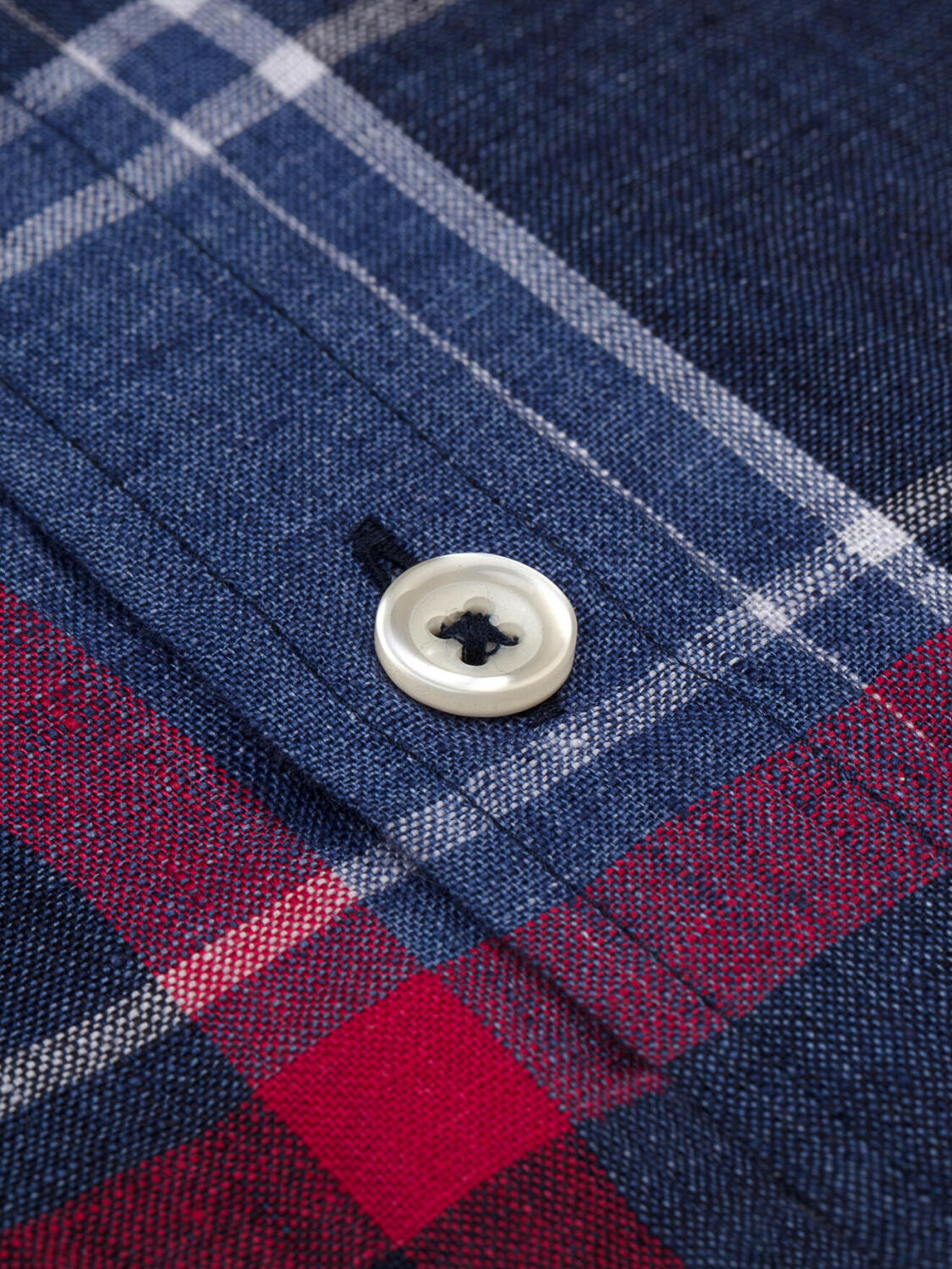 Camicia Kurt slim fit navy