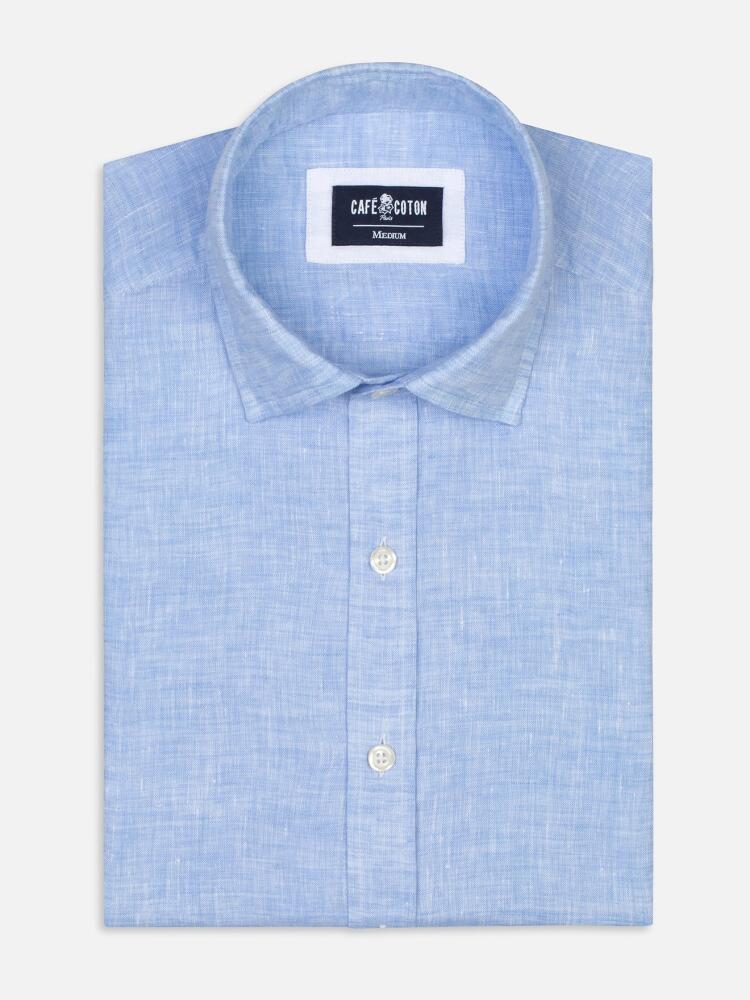 Sky linen slim fit shirt