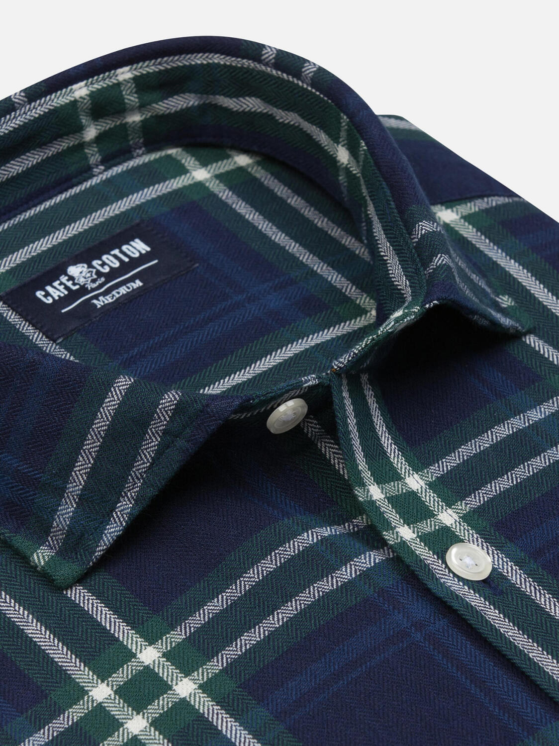 Camicia slim fit in denim Marlon