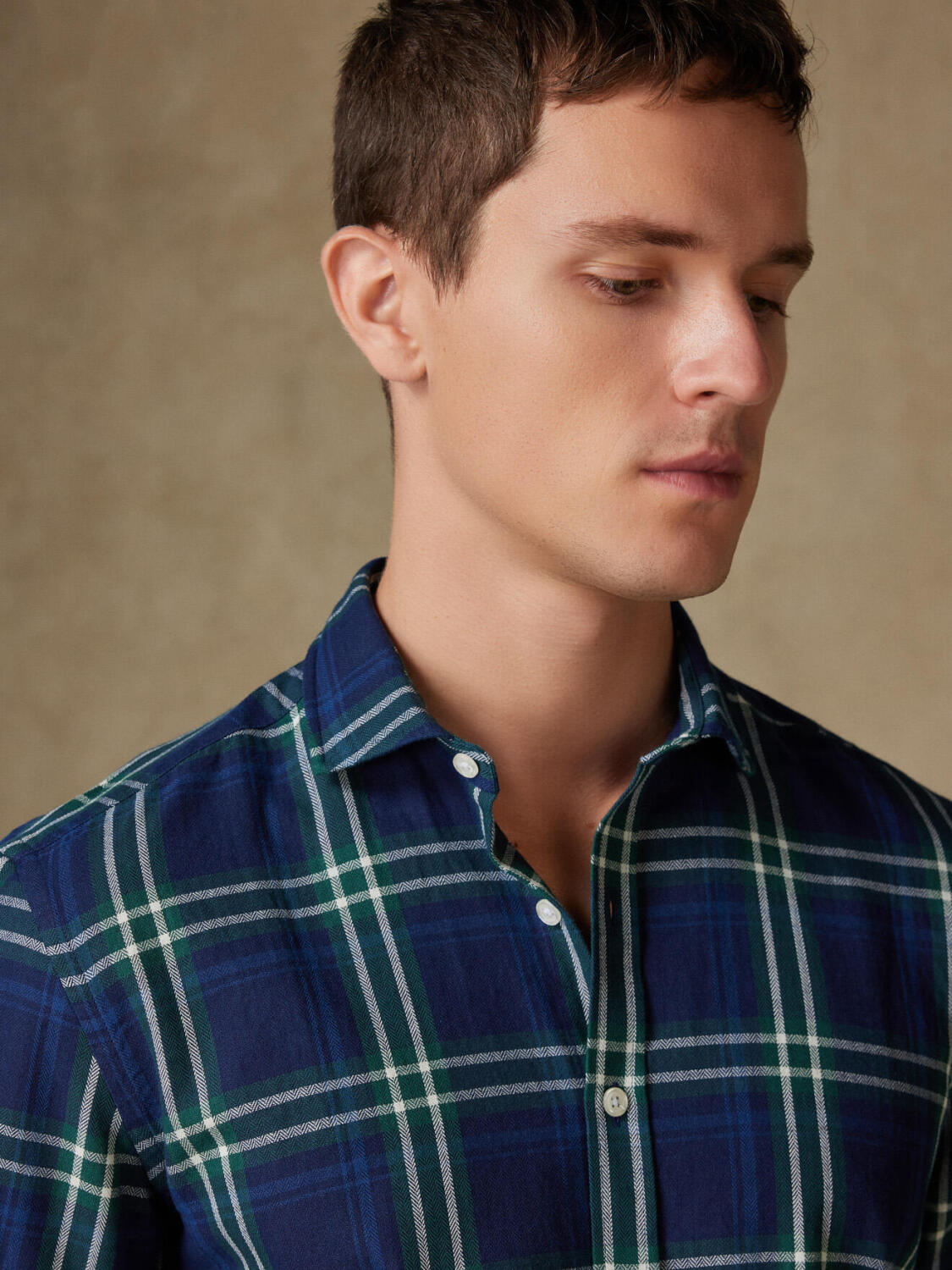 Camicia slim fit in denim Marlon