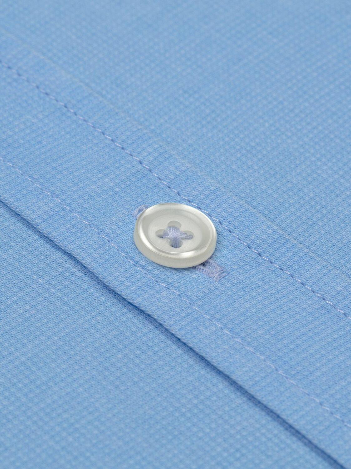 Sky piqu&eacute; slim fit shirt