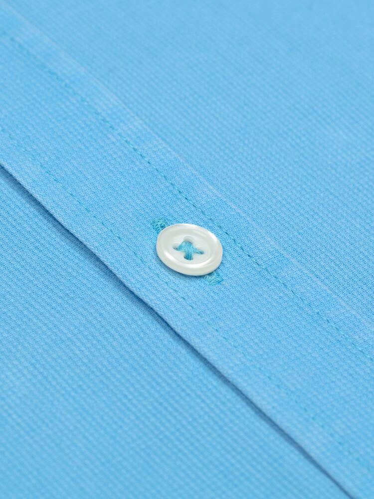 Mint slim fit shirt in washed pique