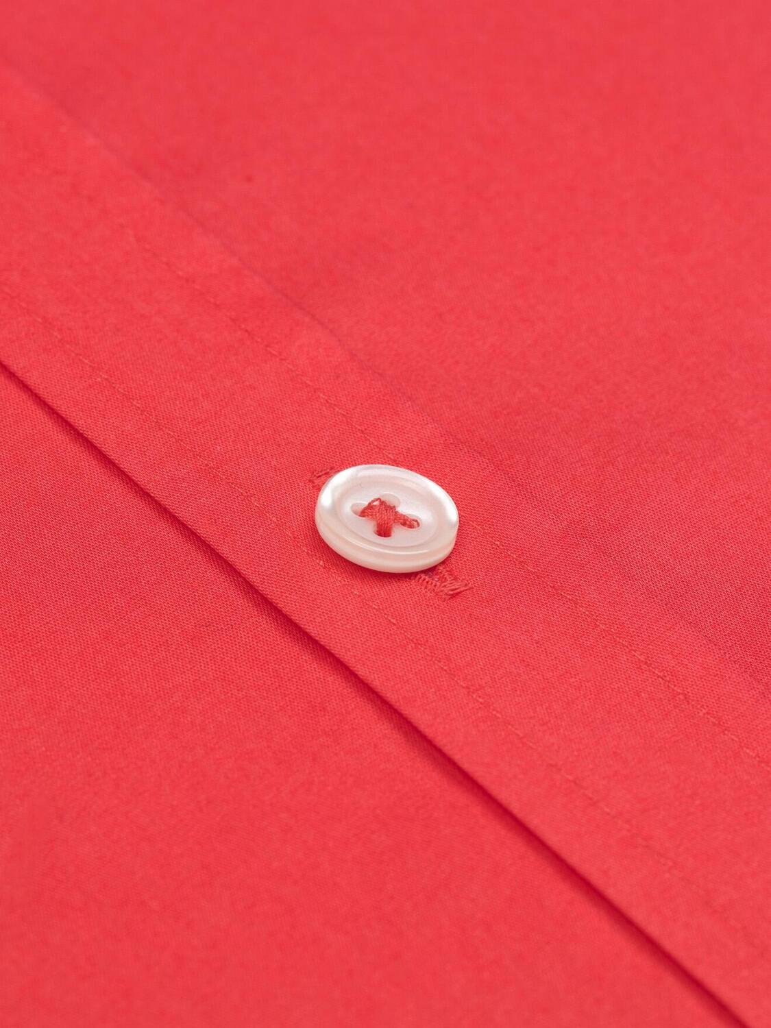 Camicia in voile di cotone arancione