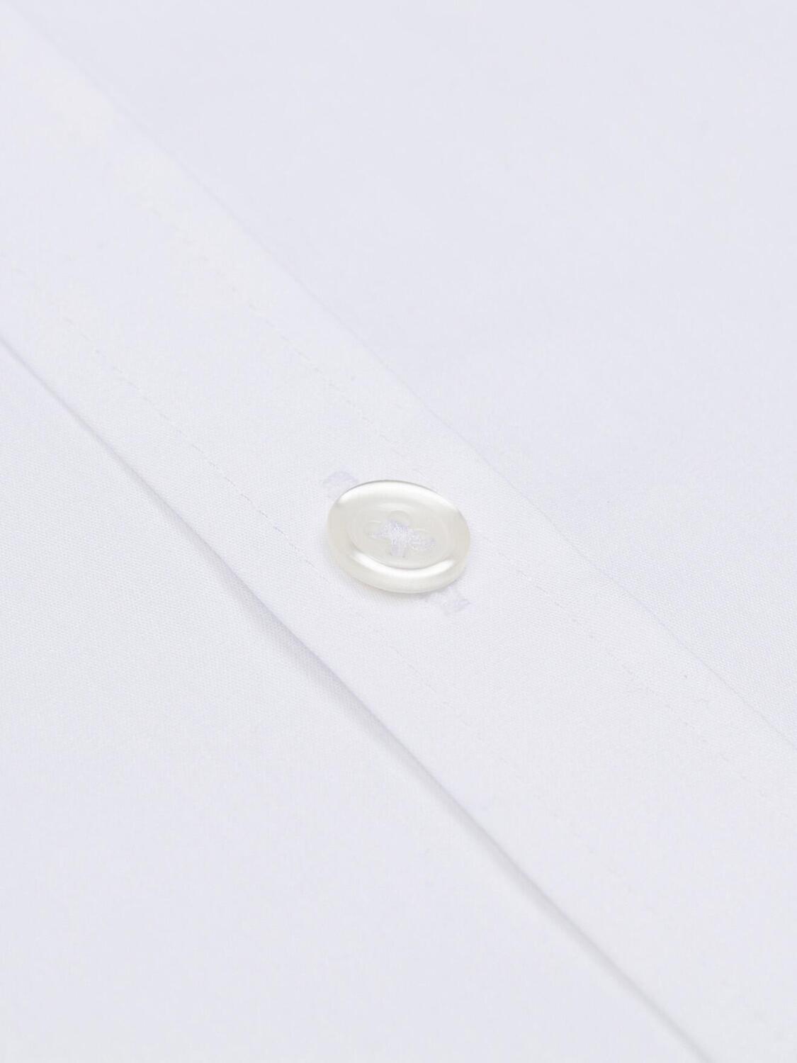 Camicia in voile di cotone bianco