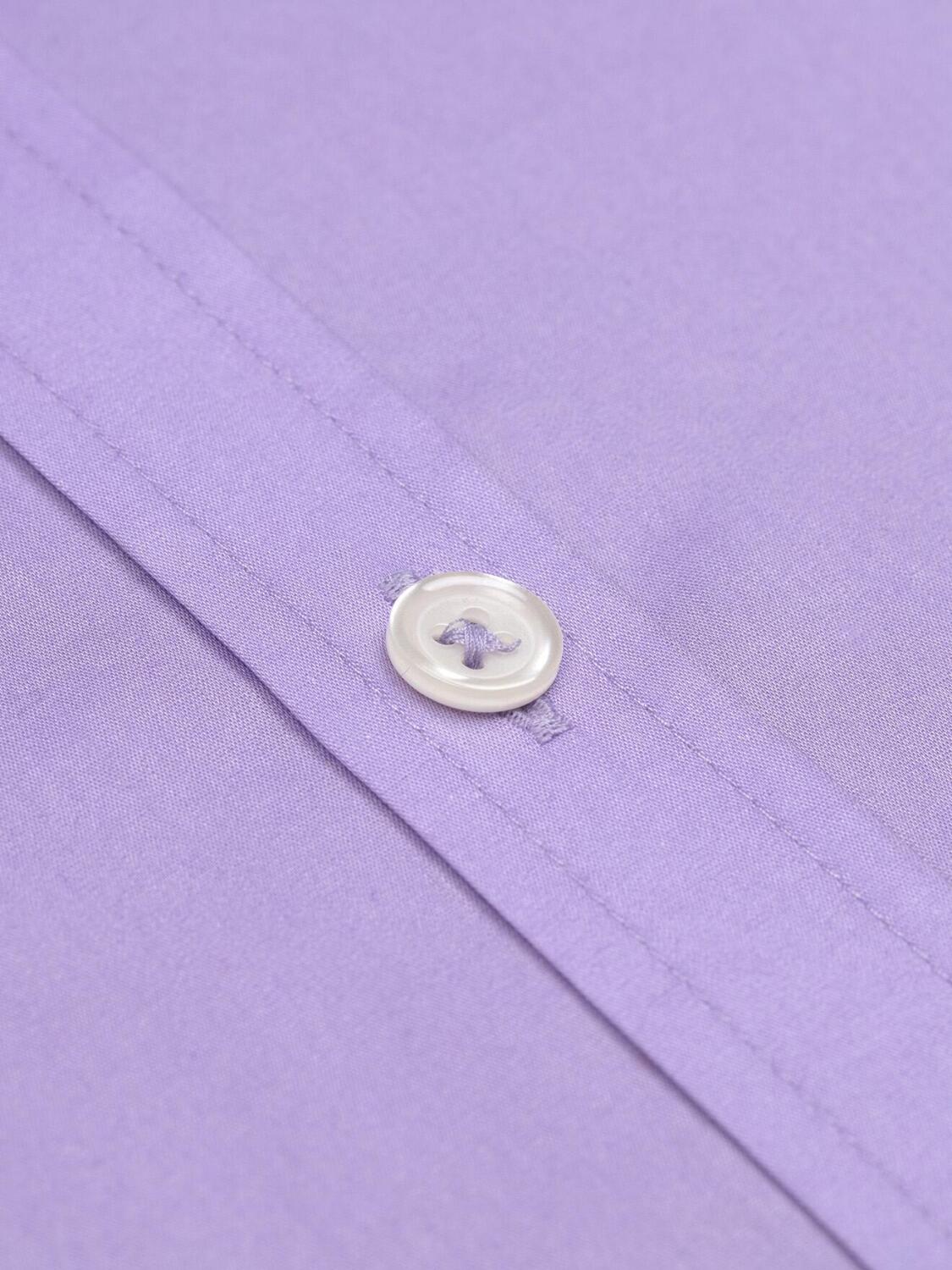 Chemise parme en voile de coton