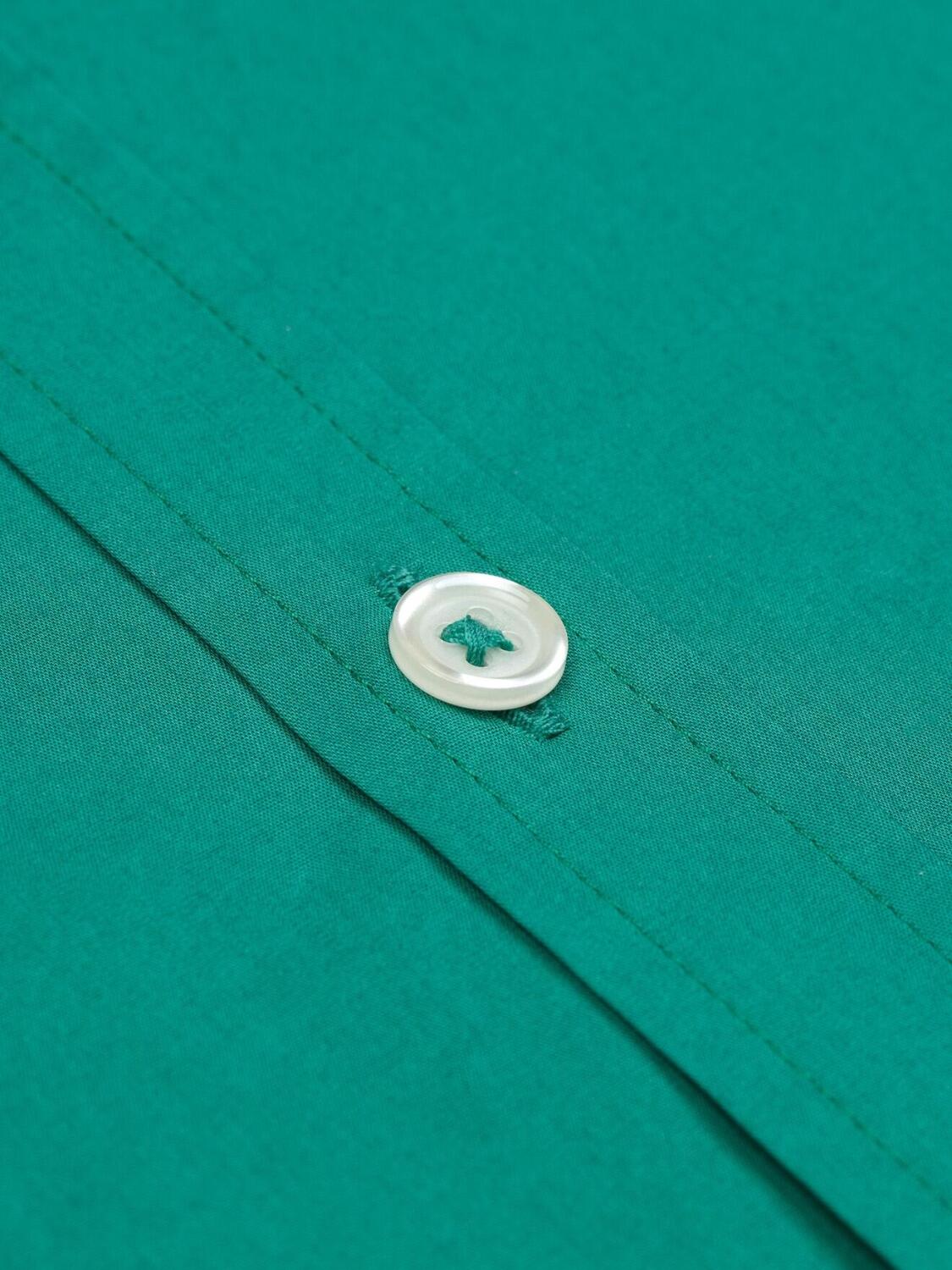 Chemise verte en voile de coton