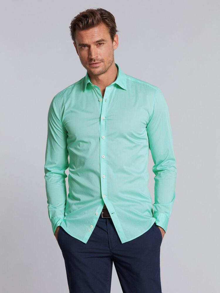 Chemise lagon en voile de coton