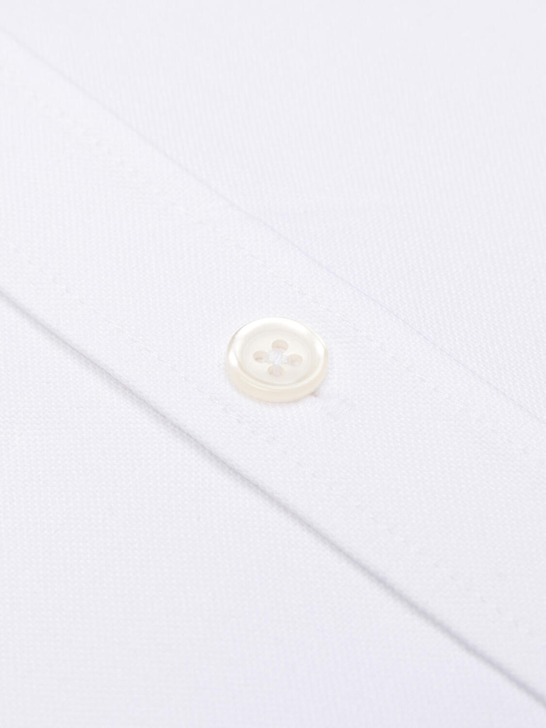 Camicia oxford biologica lavata in bianco