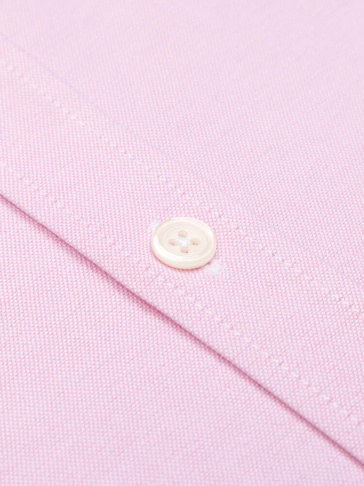 Pink washed organic oxford shirt