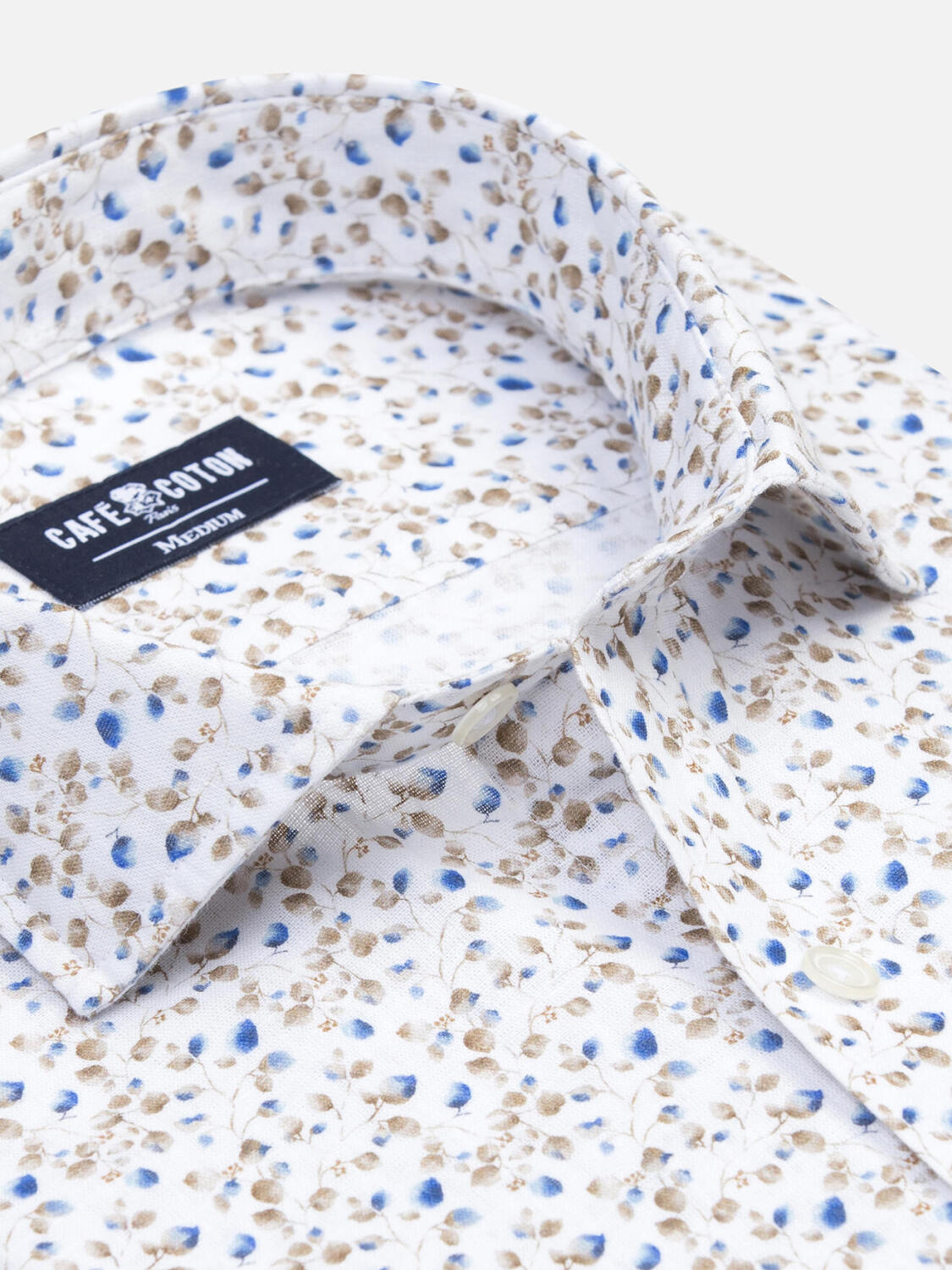 Chemise Marlow en lin à motif floral