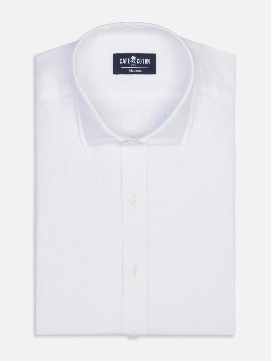 Olaf white linen shirt