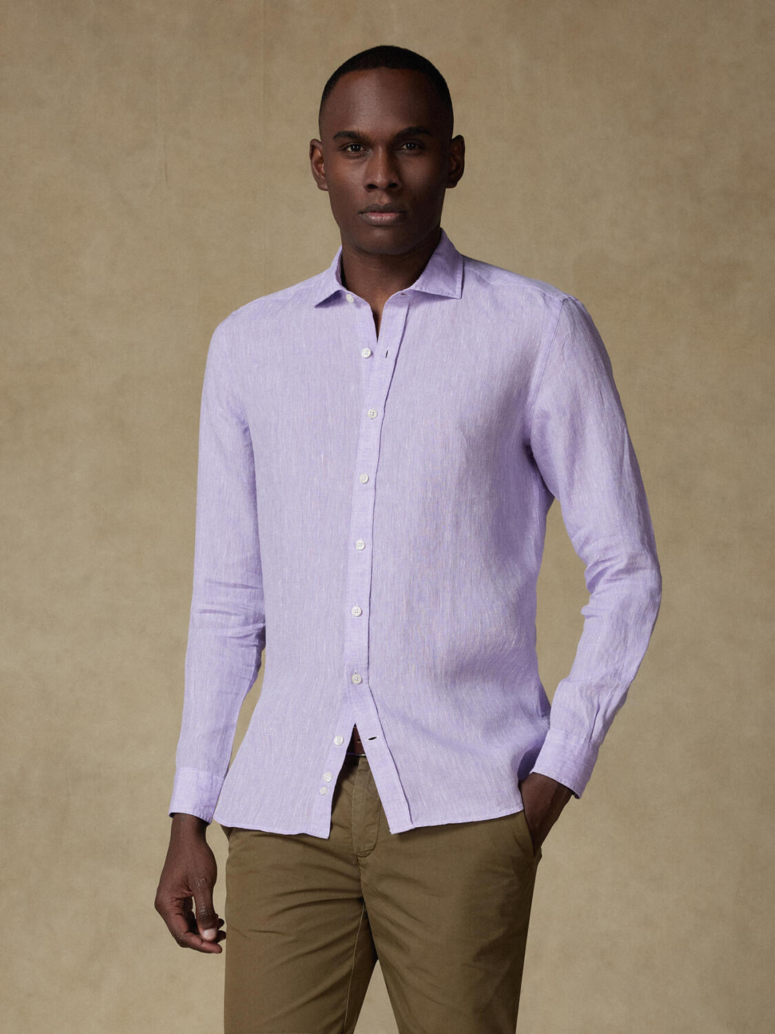 Olaf parma linen shirt