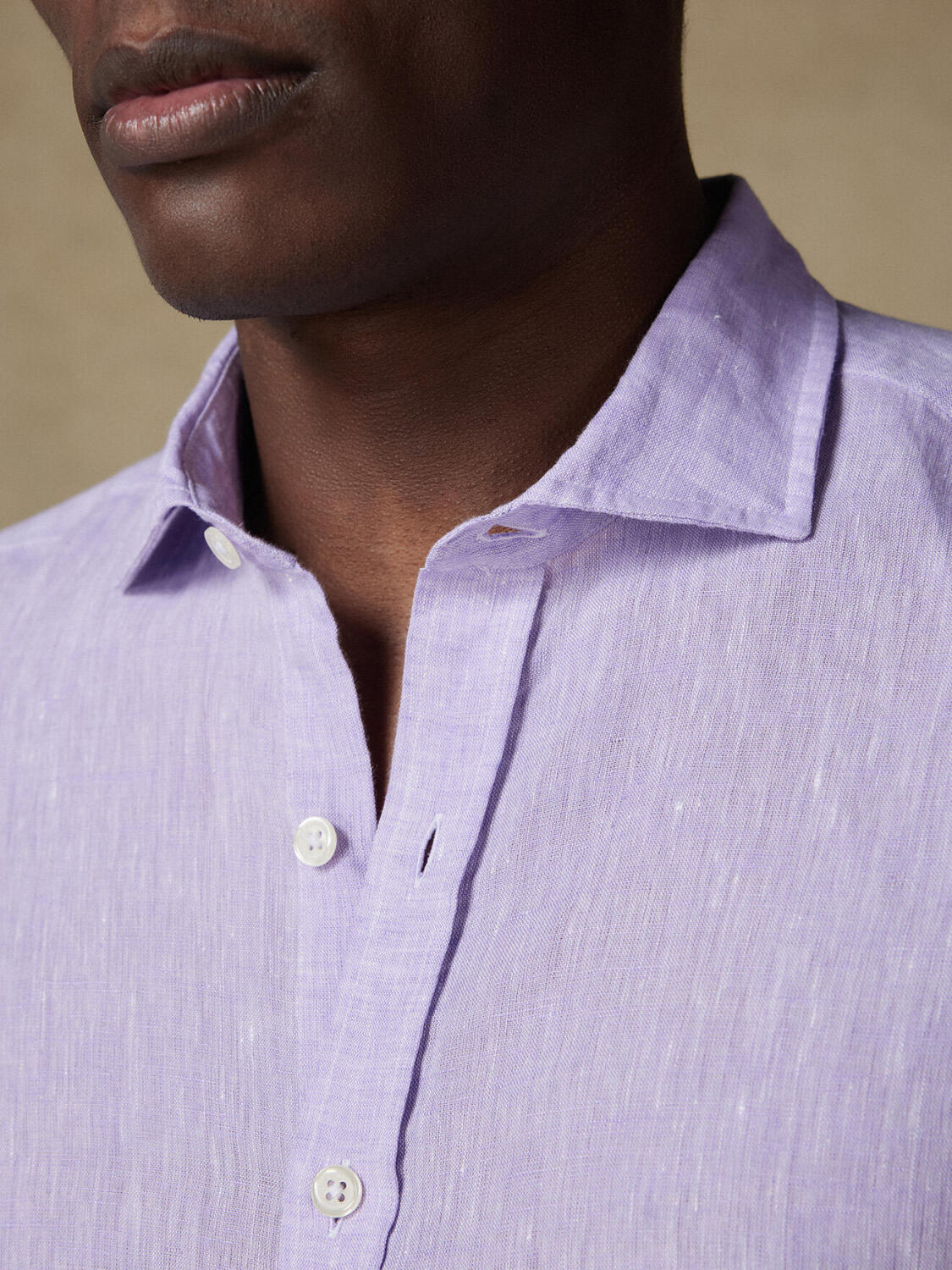 Olaf parma linen shirt