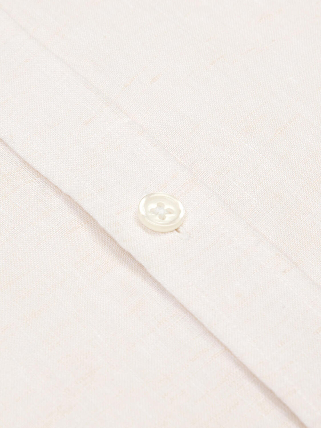 Camicia Olaf in lino color avorio