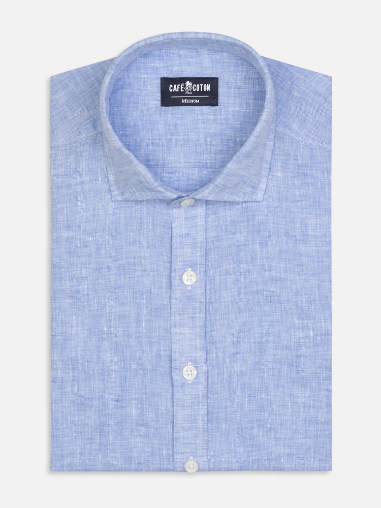 Olaf sky linen shirt