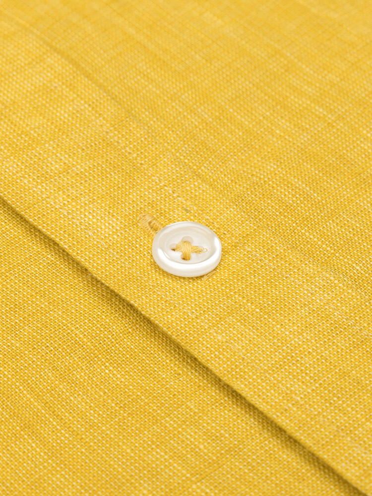 Olaf yellow linen shirt