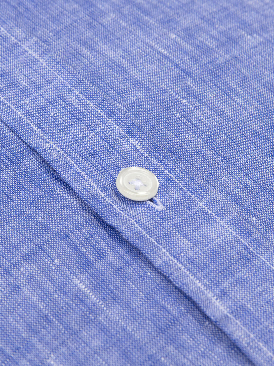 Camicia Olaf in lino blu