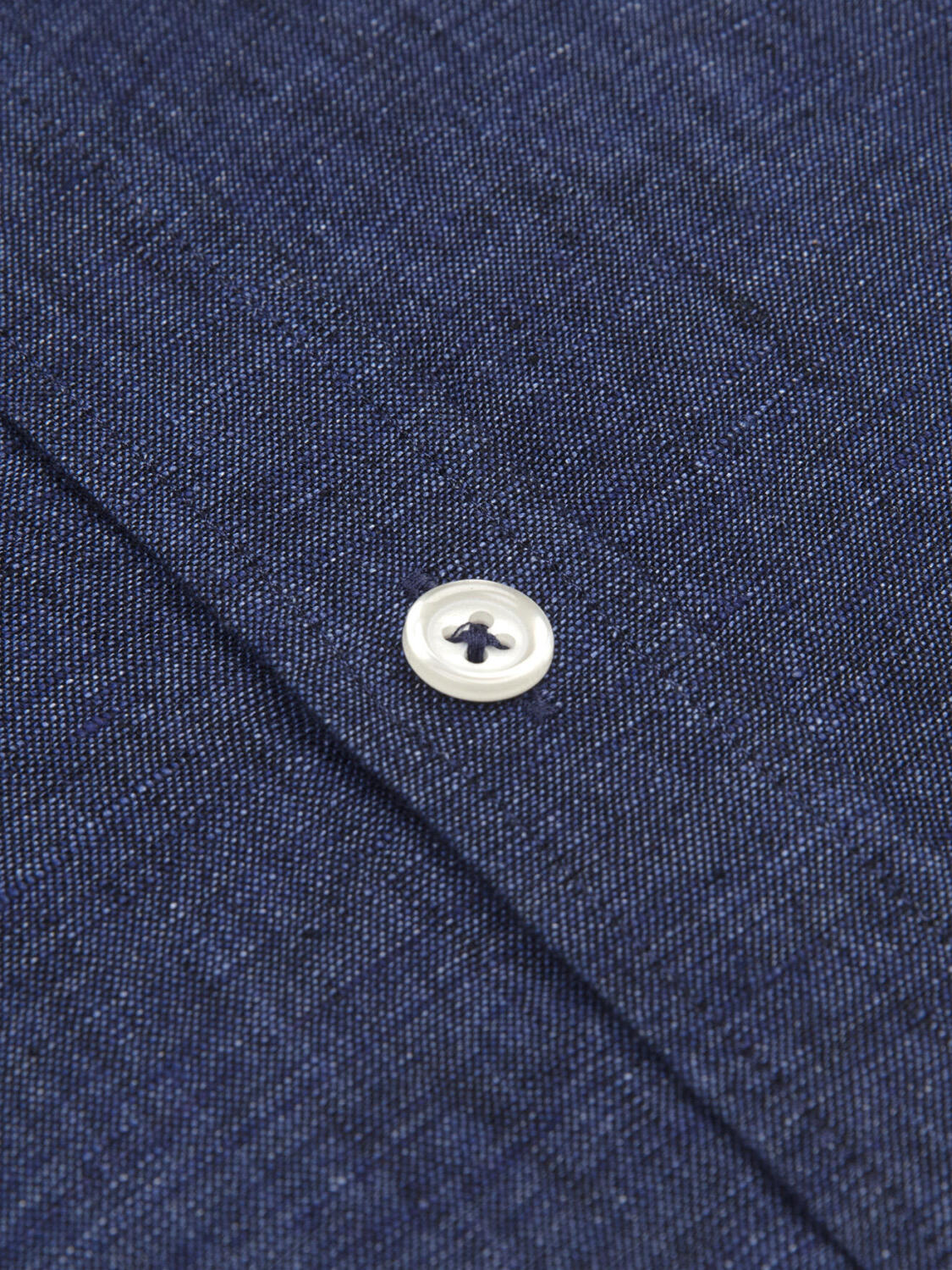 Chemise Olaf en lin marine
